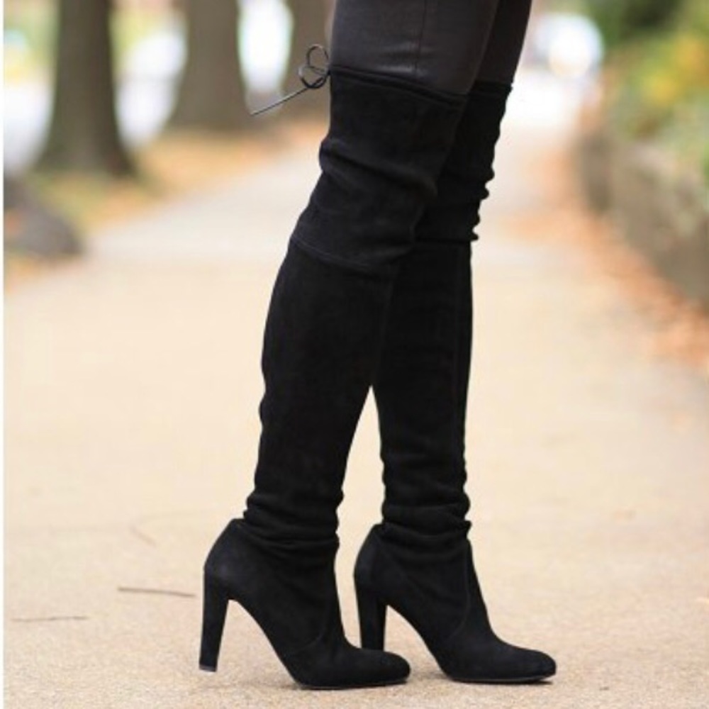 Stuart Weitzman Highland Suede Over-the-Knee Boots